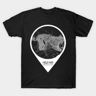 Mbuji-Mayi, DR Congo City Map - Travel Pin T-Shirt